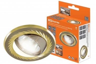 Фотография товара 'Tdm Светильник встраиваемый поворотный СВ 02-02 MR16 50Вт G5.3 SQ0359-0004'