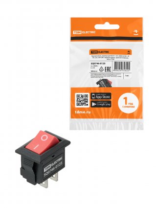 Фотография товара 'Tdm SQ0746-0125 KCD11-101 250В AC/DC, 1P, 3А, (2с), ON-OFF'