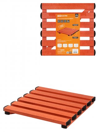 Фотография товара 'Tdm Настил диэлектрический НСД-70, 500 х 500 мм, h=70 мм, стеклопласт., до 50 кВ "ЭкспертЭлектрик" , SQ1028-0691'