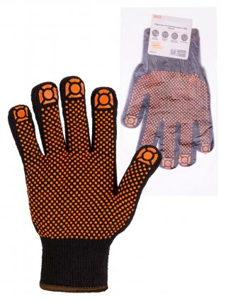 Фотография товара 'Tdm Перчатки х/б плотной вязки с ПВХ, "Точка", SQ1016-0211'