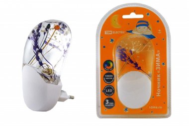 Фотография товара 'Tdm Ночник "Зима " с датчиком света, светодиодный,1Вт, 220 В SQ0357-0004'