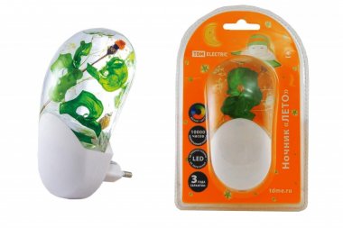 Фотография товара 'Tdm Ночник "Лето" с датчиком света, светодиодный,1Вт, 220 В SQ0357-0002'