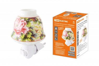 Фотография товара 'Tdm Ночник-аромалампа "Анемон" керамический с выключателем, Е12, 7 Вт, 220 В SQ0357-0037'