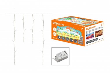 Фотография товара 'Tdm Гирлянда новогодняя "Бахрома", 8 режимов, наружное использование, IP44, SQ0361-0032'