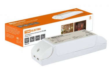 Фотография товара 'Tdm Трансформатор электронный ТЭ-250 220В/12В 80-250Вт SQ0360-0014'