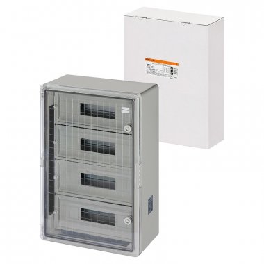 Фотография товара 'Tdm SQ0933-0218 Бокс ЩРН-П-60 модулей, прозр. крышка, ABS, IP65, от -45 до +75 °С'