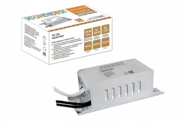 Фотография товара 'Tdm Трансформатор электронный ТЭ-150 220В/12В 50-150Вт наружный SQ0360-0003'