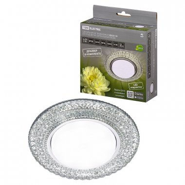 Фотография товара 'Tdm SQ0359-0148 Светильник встраиваемый СВ 03-10 GX53 230В LED подсветка 5 Вт'