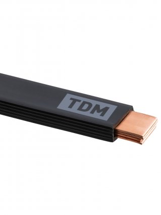 Фотография товара 'Tdm Шина медная гибкая изолированная ШМГ 4х(20х1), 2м, SQ0841-0013'