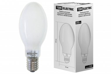 Фотография товара 'Tdm Лампа ртутная высокого давления прямого включения ДРВ 250 Вт Е40 SQ0325-0020'