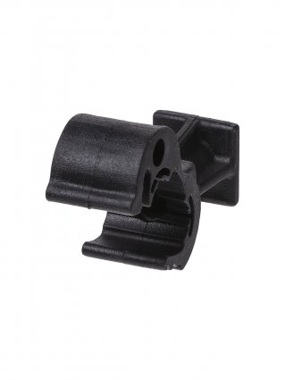 Фотография товара 'Tdm Держатель для горизонтальных и вертикальных поверхностей, полимерный фиксатор с защелкой для прута Ø8-10 мм, высота 25 мм, SQ2402-3230'