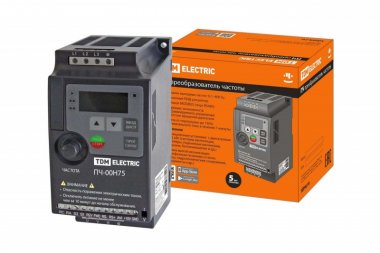 Фотография товара 'Tdm Преобразователь частоты ПЧ-00H75 230В 0,75кВт SQ0749-0001'