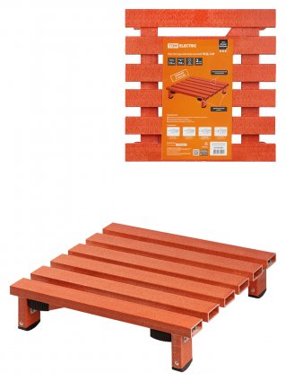 Фотография товара 'Tdm Настил диэлектрический НСД-120, 500 х 500 мм, h=120 мм, стеклопласт., до 50 кВ "ЭкспертЭлектрик", SQ1028-0693'