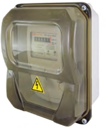 Фотография товара 'Tdm Щит учета ЩУ-1Н-1ф 226х197х90 мм пластиковый IP55 SQ0906-0501'