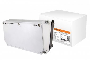 Фотография товара 'Tdm Корпус распределительного устройства КРУ, (190х265х170 мм), с устан. панелью (235х125 мм), IP65, SQ0914-0102'