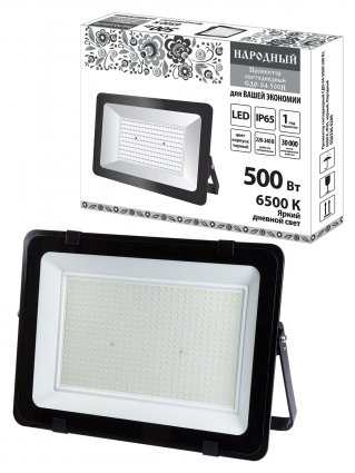 Фотография товара 'Tdm Прожектор светодиодный СДО-04-500Н 500 Вт, 6500 К, IP65, SQ0336-0289'