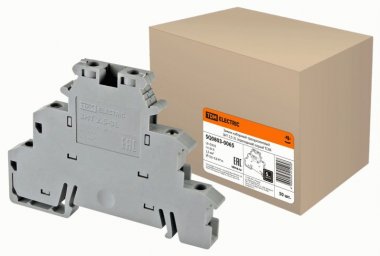 Фотография товара 'Tdm Зажим наборный трехуровневый ЗНТ 2,5-3L (проходной) SQ0803-0065'