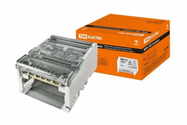 Фотография товара 'Tdm Модульный распределительный блок на DIN-рейку МРБ-100 4П 100А 4х7 групп SQ0823-0013'