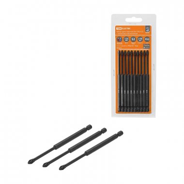 Фотография товара 'Tdm SQ1019-0451 Набор бит PH2x125, односторонних, сталь S2, Е 1/4"'