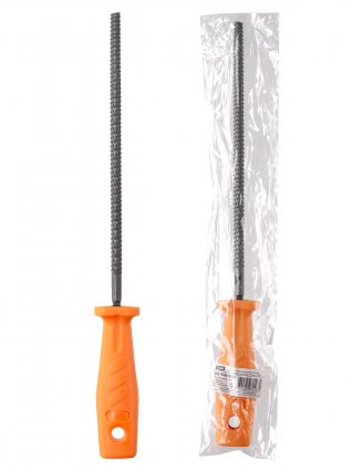 Фотография товара 'Tdm Рашпиль круглый длина 200 мм, пластиковая рукоятка "Рубин" , SQ1026-0231'