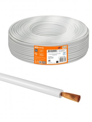 Фотография товара 'Tdm Провод ПуГВ 1х2,5 ГОСТ (100м), SQ0124-1535'