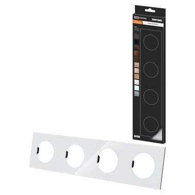 Фотография товара 'Tdm SQ1819-0005 Рамка четверная хрустально-белая'