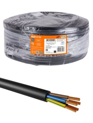 Фотография товара 'Tdm SQ0110-0203 Кабель КГТП-ХЛ 5х2,5(N,PE)-0,66 - 3 ГОСТ'