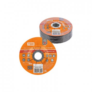 Фотография товара 'Tdm SQ1071-0702 Круг шлифовальный, зачистной по металлу, 115х6х22,2 мм'