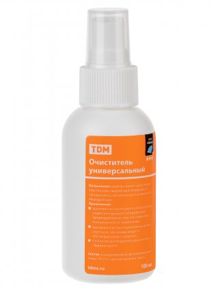 Фотография товара 'Tdm Очиститель универсальный, абсолютированный 99.7%, 100 мл, спрей, серия "Алмаз", SQ1025-1701'