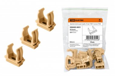 Фотография товара 'Tdm Крепеж-клипса для трубы 16 мм SQ0405-0051'