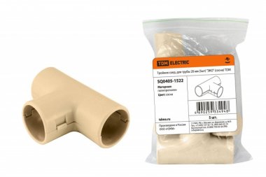 Фотография товара 'Tdm Тройник соединительный для трубы 20 мм SQ0405-1522'