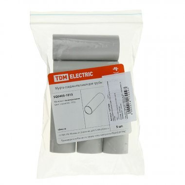 Фотография товара 'Tdm Муфта соединительная для трубы 25 мм SQ0405-1013'