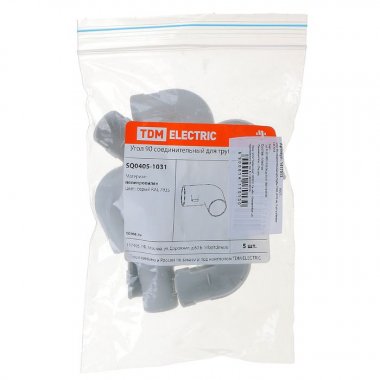 Фотография товара 'Tdm Угол 90 соединительный для трубы 16 мм SQ0405-1031'