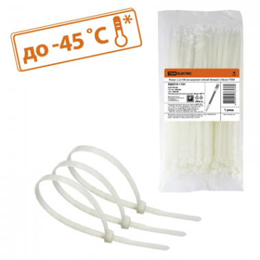 Фотография товара 'Tdm SQ0515-1113 Хомут 7,6х400 мм морозостойкий'