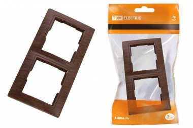 Фотография товара 'Tdm Рамка 2-х постовая горизонтальная'