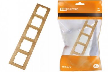 Фотография товара 'Tdm Рамка 5 постовая горизонтальная'