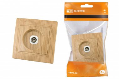 Фотография товара 'Tdm Розетка телевизионная простая (0-2400МГц,'