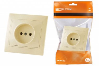 Фотография товара 'Tdm Розетка 2П 10А 250В'