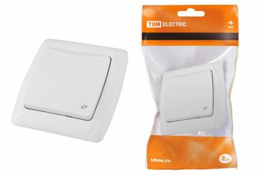 Фотография товара 'Tdm Розетка с крышкой 2П+З 16А 250В IP44 "Онега" SQ1805-0019'