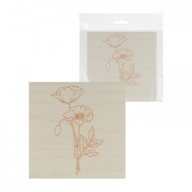 Фотография товара 'Tdm SQ1025-1204 Набор досок для выжигания "Цветы", 150х150 мм'