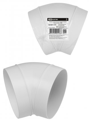 Фотография товара 'Tdm SQ1807-1779 Колено для круглых воздуховодов 45 гр., D125'