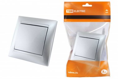 Фотография товара 'Tdm Выключатель 1 клавишный 10А'