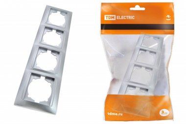 Фотография товара 'Tdm Рамка 4-х постовая вертикальная'