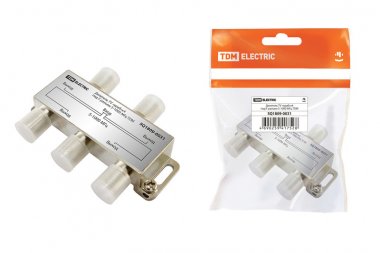 Фотография товара 'Tdm Делитель TV «краб»х4 под F разъём 5-1000 МГц SQ1809-0031'