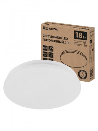 Фотография товара 'Tdm SQ0329-9008 Светильник LED потолочный ДПБ 01, 18 Вт, 6000 К'