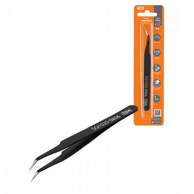 Фотография товара 'Tdm SQ1025-0806 Пинцет прецизионный изогнутый 110 мм, острое жало'