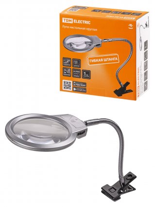 Фотография товара 'Tdm Лупа настольная круглая, d 105 мм, SQ1025-0901'