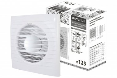 Фотография товара 'Tdm Вентилятор бытовой настенный 125 Народный SQ1807-0202'