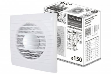 Фотография товара 'Tdm Вентилятор бытовой настенный 150 Народный SQ1807-0203'