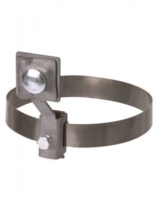 Фотография товара 'Tdm Держатель хомут ?10-160 мм нержавеющая сталь, с выносом для прута ?6-10 мм, SQ2402-3181'